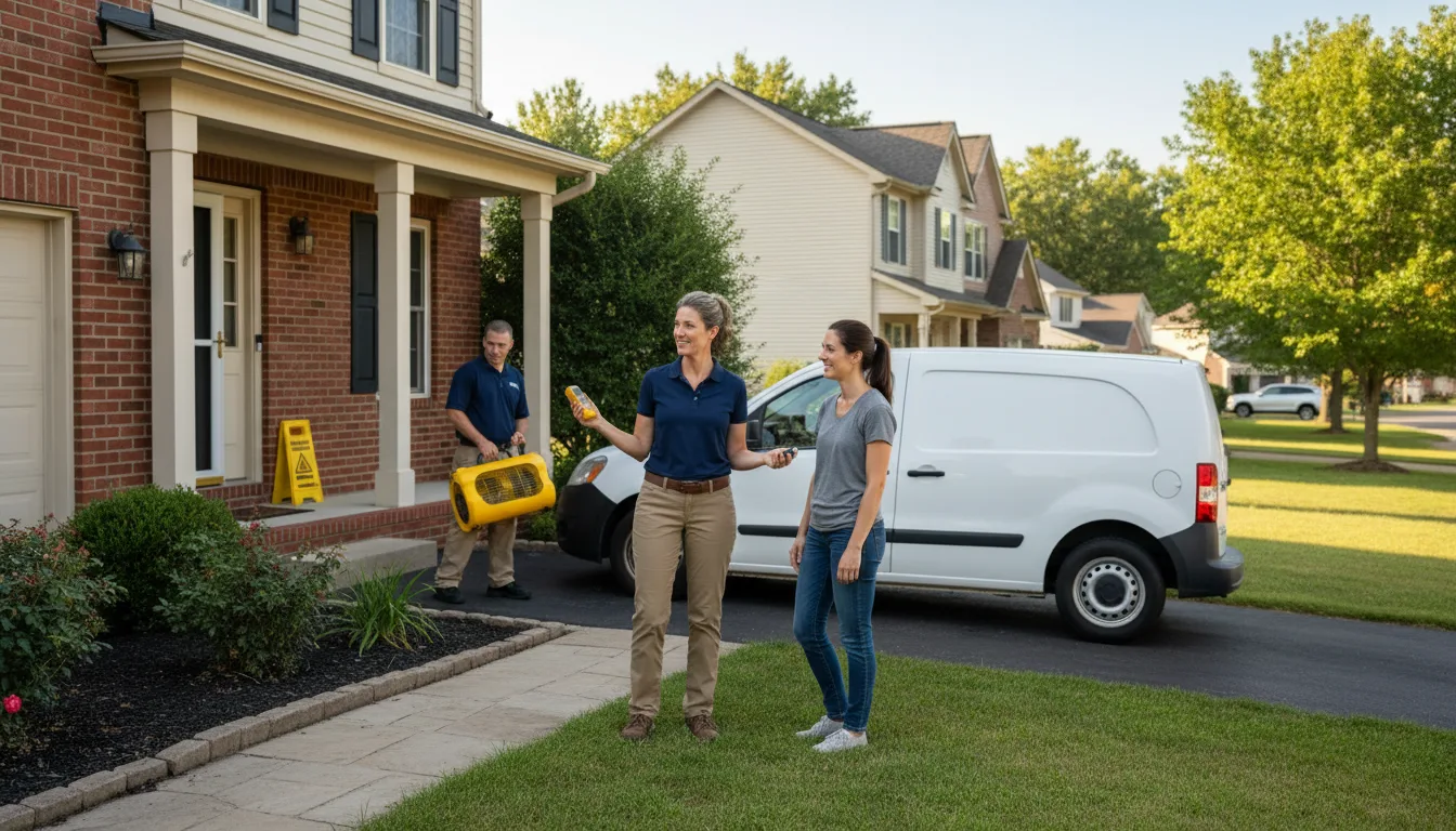 Water restoration image for Water Damage & Restoration Services in Caldwell, TX